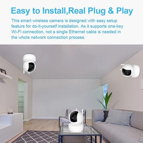 Двухсторонняя аудио камера H.264/MJPEG Cctv Wifi IP 2.4G монитора младенца мини