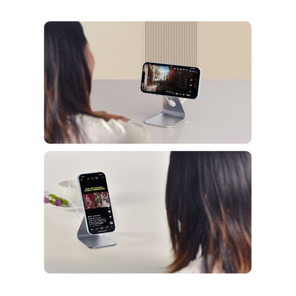 Стойка алюминиевого сплава подарка изготовленного на заказ заряжателя скида логотипа анти- беспроводного корпоративная для телефона