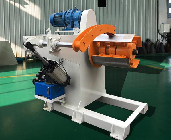 Hydraulic 1-12 Ton Steel Material Uncoiler Machine 220V 380V