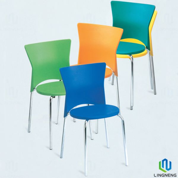 Durable Colored Plastic Furniture Plastic Leisure Chair For Dining Room
