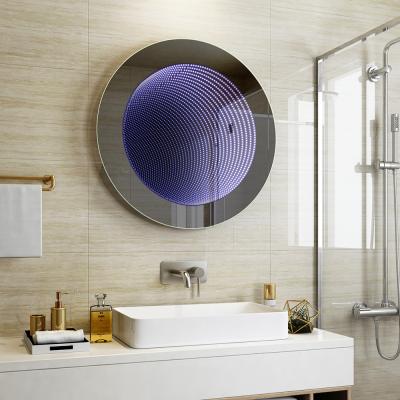 Diâmetro 80cm Mural montado RGB Multicolor mudando 3D LED Infinity Mirror para hotéis