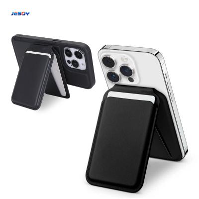 Adjustable Magsafe Wallet OEM / ODM iPhone 5 Card Holder Secure Grip Finger Loop