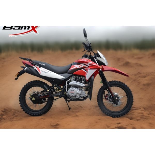 Мотор 200cc двойной спортивный мотоцикл горячая продажа OEM Водное охлаждение Колесо спик Красный цвет внедорожный мотоцикл