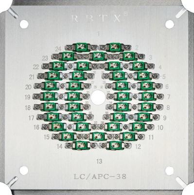 Lcapc38 Polishing Fixtures Holder 38 Ports Lc/Apc Fiber Optic Patch Cord Connectors Tip Grinding
