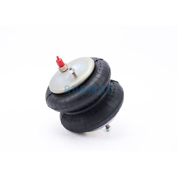 Firestone Bellows NO.20-2 Rubber Air Spring With Two Pillars Stick Nuts On Each Plate