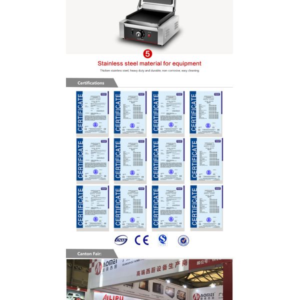 Электрический коммерческий сэндвич хлеб панини гриль с взаимозаменяемыми сэндвич тарелки
