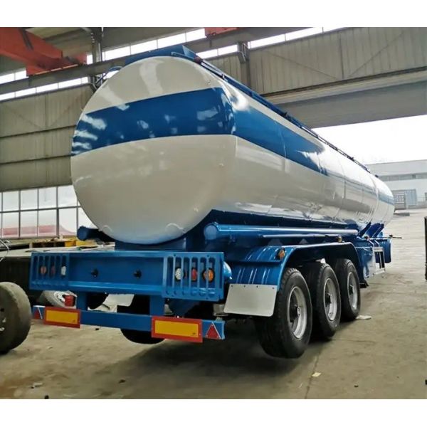 Aluminium Fuel Tanker Trailer Truck Manufacturers 3 Axle Gasoline Crude Oil Trailer
