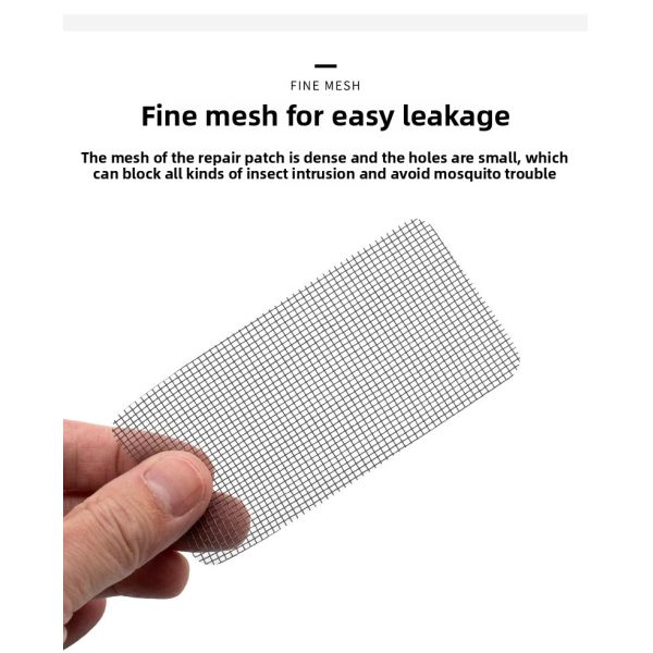 Self-Adhesive Household Anti-Mosquito Screen Window Repair Patch Drain Outlet Screen Patching Subsidy Adhesive Paper & Film
