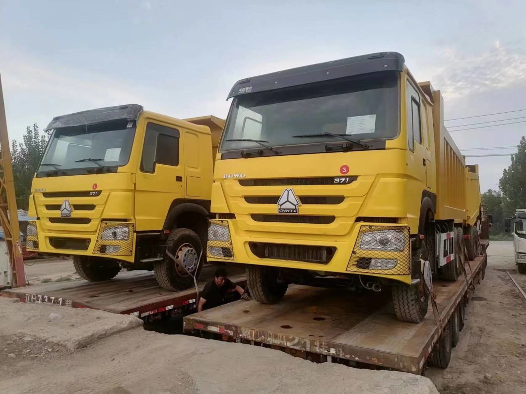 6X4 приводное колесо HOWO грузовик 371 наклонитель Использованные мусоровозы мощностью 6-8 л