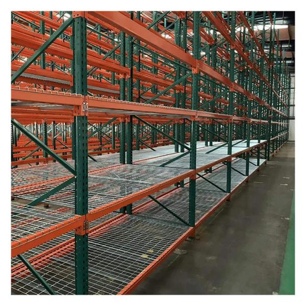 Electrostatic Spray US Boltless Teardrop Pallet Rack Warehouse Teardrop Metal Shelving