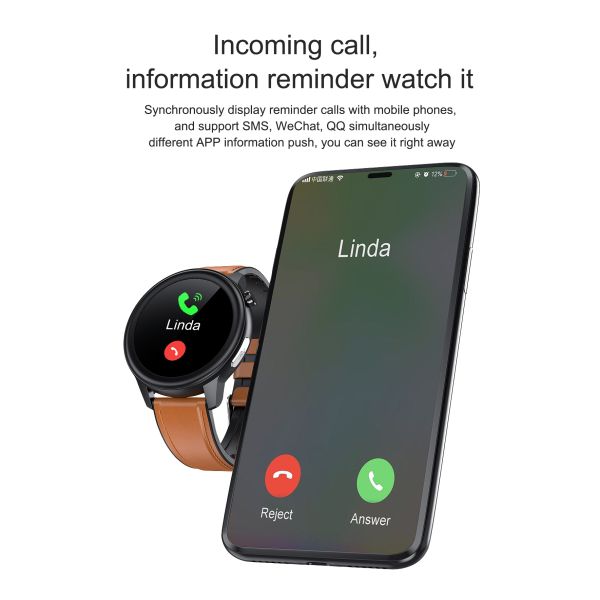 bandes de moniteur de tension artérielle de Smartwatch 200mAh d'écran tactile du sport 240X240