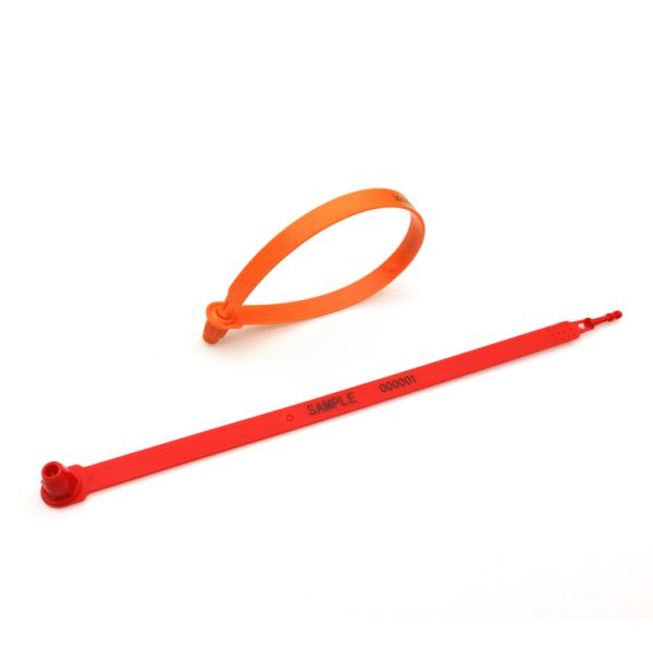 Waterproof 250mm Length Plastic Security Seals With 194 N Tensile Strength