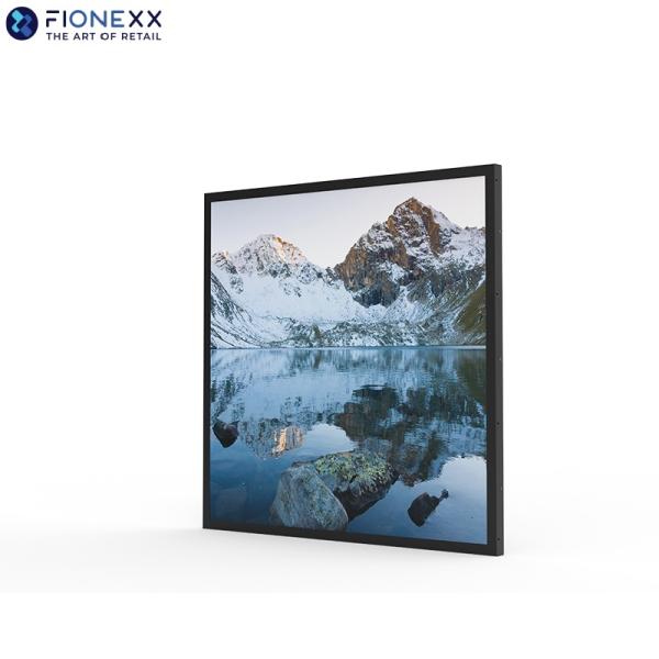 Display digital de pantalla cuadrada LCD de interior Quiosco de señalización de montaje en pared con función de pantalla dividida inteligente y múltiples idiomas