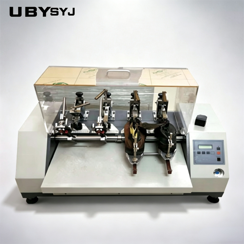 Shoe Bending Tester with 0~90° Adjustable Flexing Angle, 100 ± 5 cpm Test Speed, and LCD Display Counter