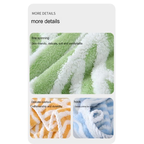 Thickened Woven Sustainable Jacquard Coral Fleece Dishcloth Microfiber Cleaning Rag