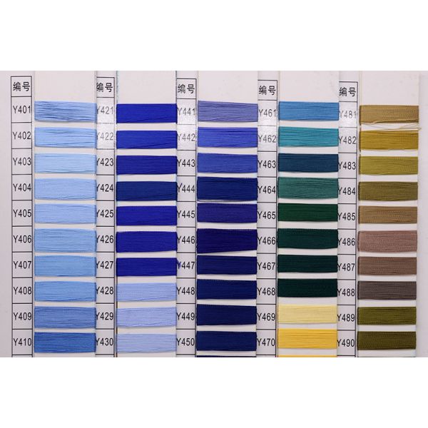 130G 5000Y Silk 120D/2 100% Viscose Rayon Embroidery Thread for Clothing Embroidery