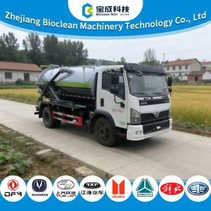 Heavy-Duty 12-Ton Sewage Suction Truck with Customized Tank Volume and Robust Chassis for Sanitation