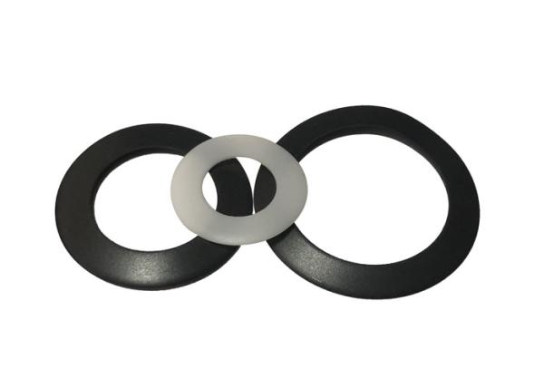 Dureza da costa 60 segmento do pistão enchidos de PTFE, 100% peças de teste dos encaixes de PTFE