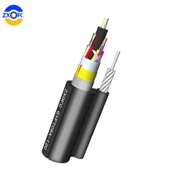 Non Metallic GYFTC8Y 1KM 144 Core Fiber Optic Cable