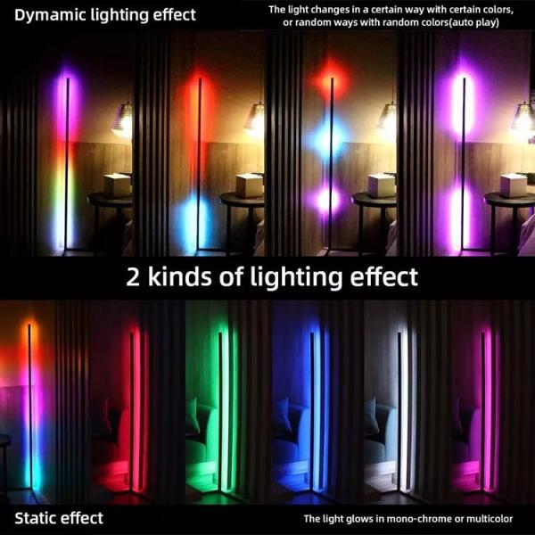 Modern Design Led Floor Lamp Smart and Minimalist for Living Room Sound Activated