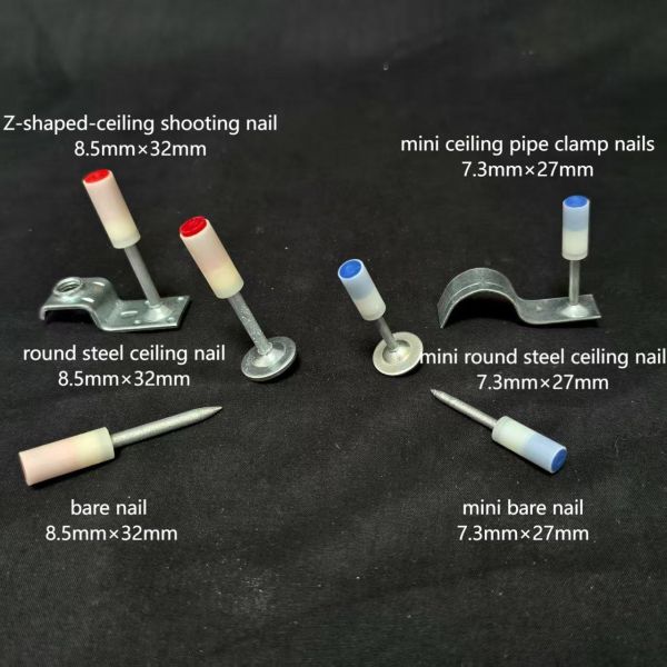 OEM 1 Inch Collated Concrete Nails Round Head For Heavy Duty Fastening