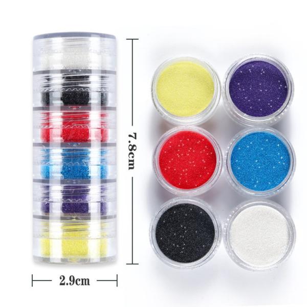 Add Sparkle to Your Nails with Lady's Nail Beauty Glitter and Sugar Glitter Nail Art