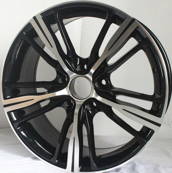Car Rims 17 For BMW 228i / Gloss Black Machined 17 inch alloy rims