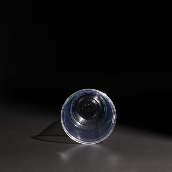 Copo PET de plástico transparente descartável para bebidas frias Capacidade 18 oz