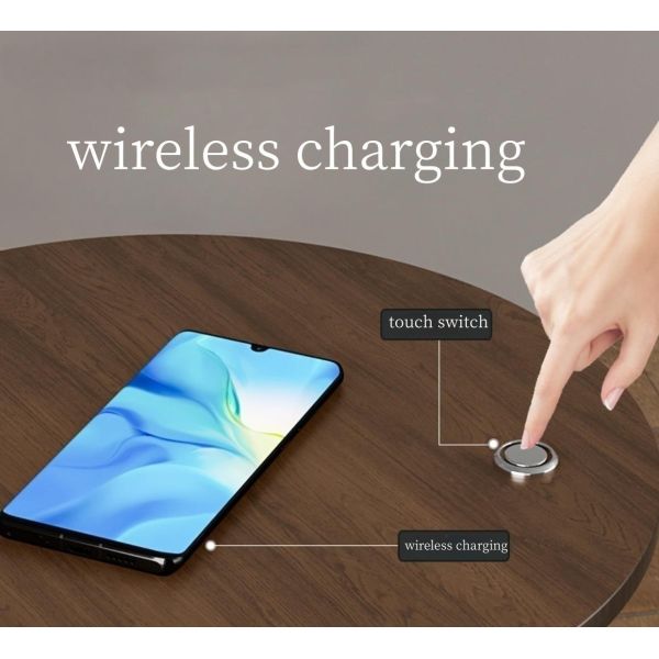 Лампа прикроватного столика софы спальни лампы загрузочной площадки живущей комнаты беспроводная интегрированная