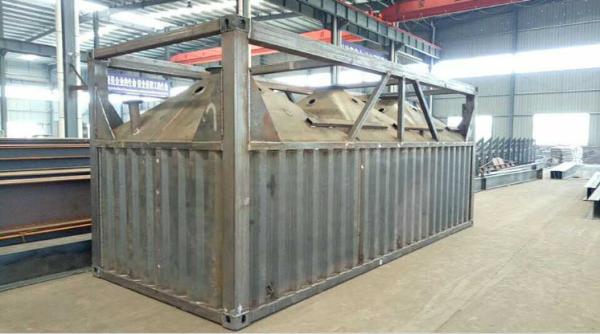 Low Profile Cement Silo Horizontal Cement Silo With Safety Pressure Relief Valve