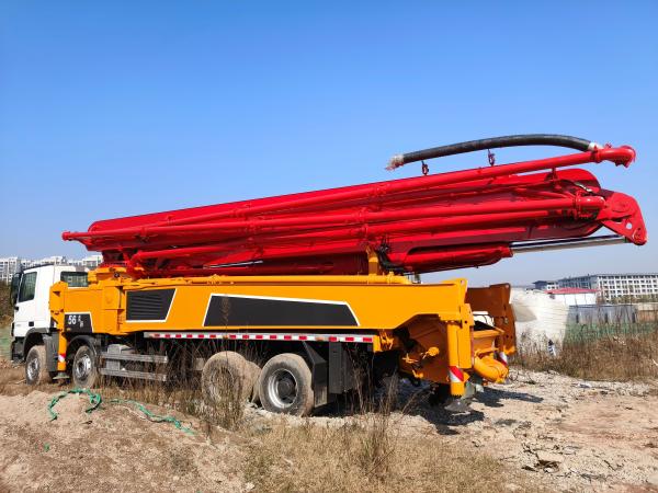 56M Putzmeister Concrete Pump Truck Redefining Construction Efficiency with Hydraulic Machining Process