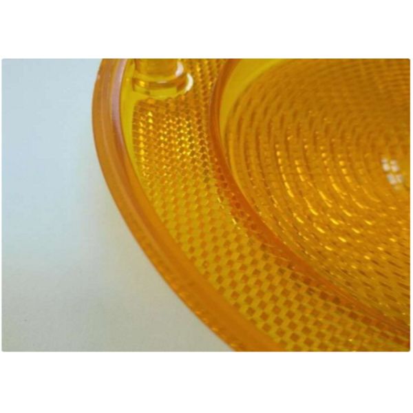 Yellow Car Plastic Molding Lamp Lens Cases , Hot Runner Injection Auto Parts