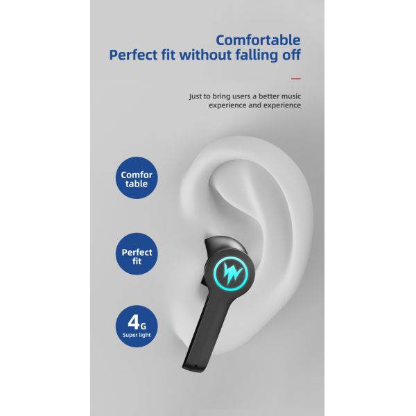 Wireless Sports Earphones Headphones In Ear Waterproof Digital Display Stereo Headphone Form Factor