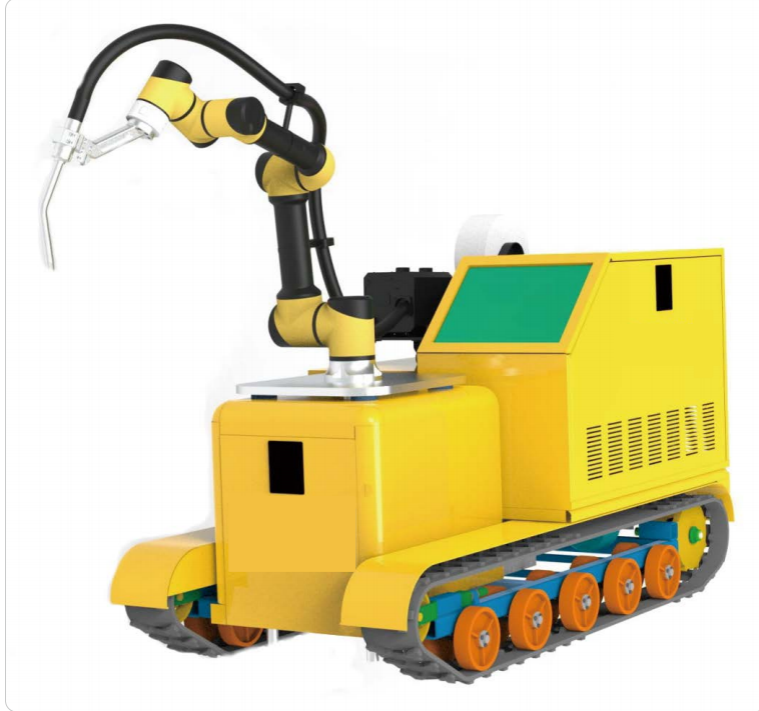 Handle Remote Controller Crawler-Type Composite Welding Robot 220V Welding Power Supply
