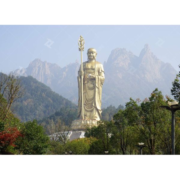 450cm High Gold Leaf Buddha Outdoor Statue Large Big Buddha Statues In Singapore