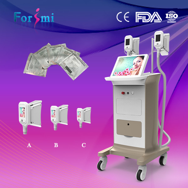 Three handle sizes Cryolipolysis Freeze Fat Machine