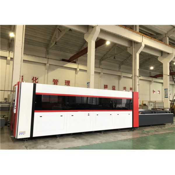 IPG Fiber Laser Cutting Machine , CNC Laser Steel Cutting Machine