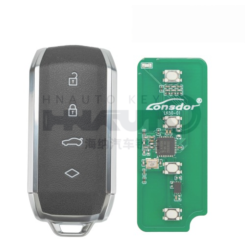 LONSDOR LK50-01 N-X-P Series Universal Smart Key 4-Button Chry-sler Style Universal Smart Key for KW100/ K518 FCV/ K518 PRO