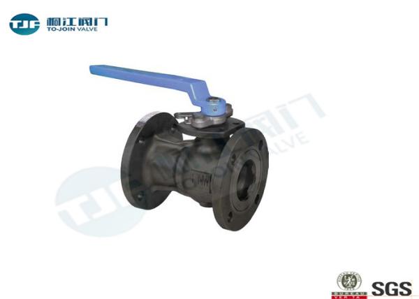 Carbon Steel Mounting Pad Reduced Port Ball Valve With Flange Ends Class 150
