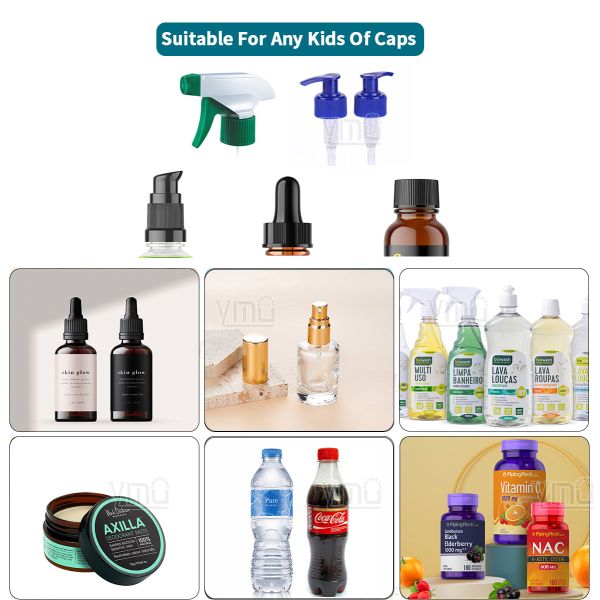 CM140 Гелевая полировка бутылки винтовой капер капельницы флакон триггер спрей скрутить от закрытия машины
