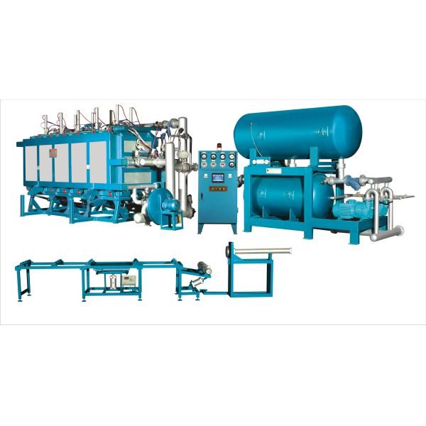 High Efficient Vaccum EPS Foam Block Molding Machine Low Moisture 25Kg / Cycle