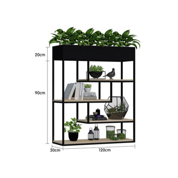 Чувствительная полка цветочного горшка балкона, сад металла заводов включает Мулти функциональную загородку в набор отложенных изменений