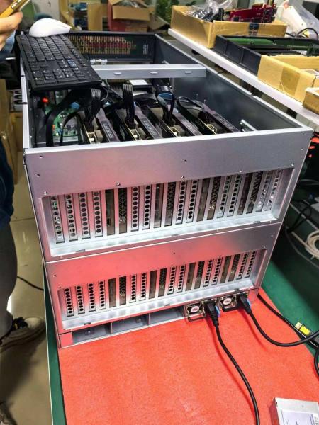 Stock Servers 9U 10GPU Server Chassis with Customized Processor Type and Rackmount Design