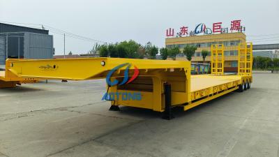 Heavy Duty Utility 48ft 53ft Step Deck Trailer Low Loader Gooseneck Drop Deck Lowboy Truck Trailers