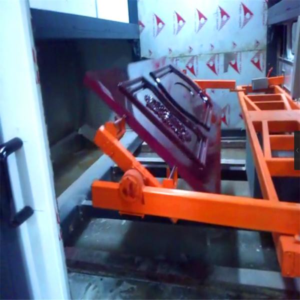 Reciprocar automático de madeira da máquina 5KW da pintura da linha central de madeira da porta seis
