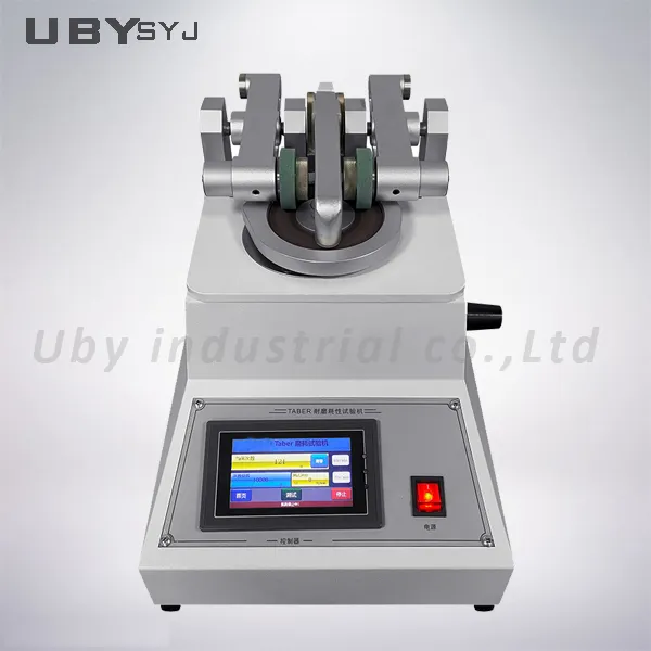 OEM ODM Taber Abrasion Tester Machine Measure Clothing Plastics Textile Leather Wear Resistance