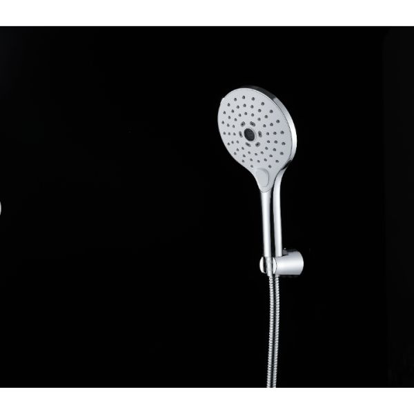 18L/min Water flow Three Function Abs Plastic Hand Shower Head For Bath/Shower Mixer