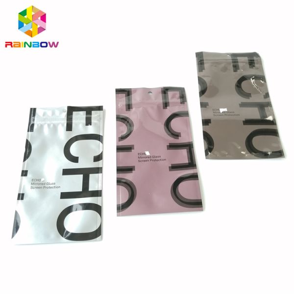 Aluminium Foil k Packing Bags Three Sided Sealed Plastic Empty Tea Pouch