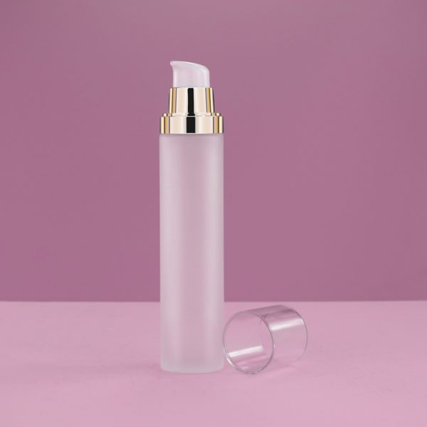 Empty Glass 20ml-120ml Cosmetic Packaging Set Pump Sprayer Sealing Type