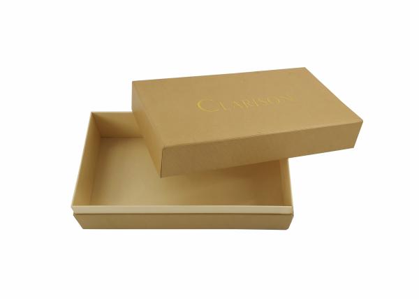 High End Paper Lid And Base Boxes Apparel Gift Elegant Presentation Textured Surface
